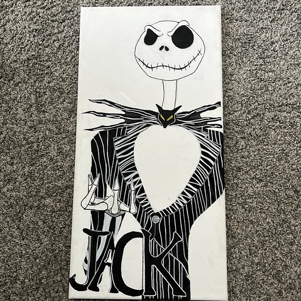 Jack Skellington handmade painting (support your local artist) :)